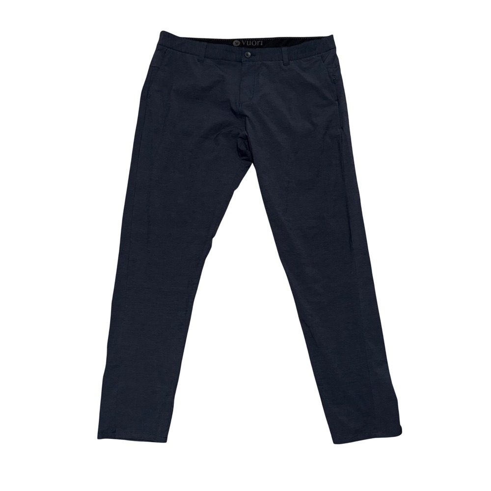 Vuori Meta Pants Mens 38 Navy Blue Excellent Stretch Performance Trousers